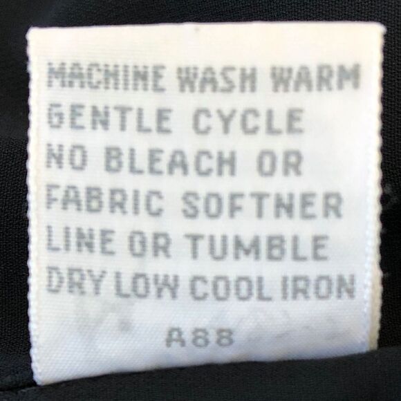 Liz Claiborne Vintage 80s Women’s Black Sheer Double Breasted Blouse Size 10 - Picture 10 of 11